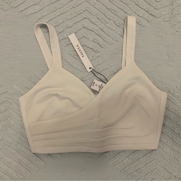 ARITZIA Talula Lincoln Bra white NWT - Picture 1 of 2